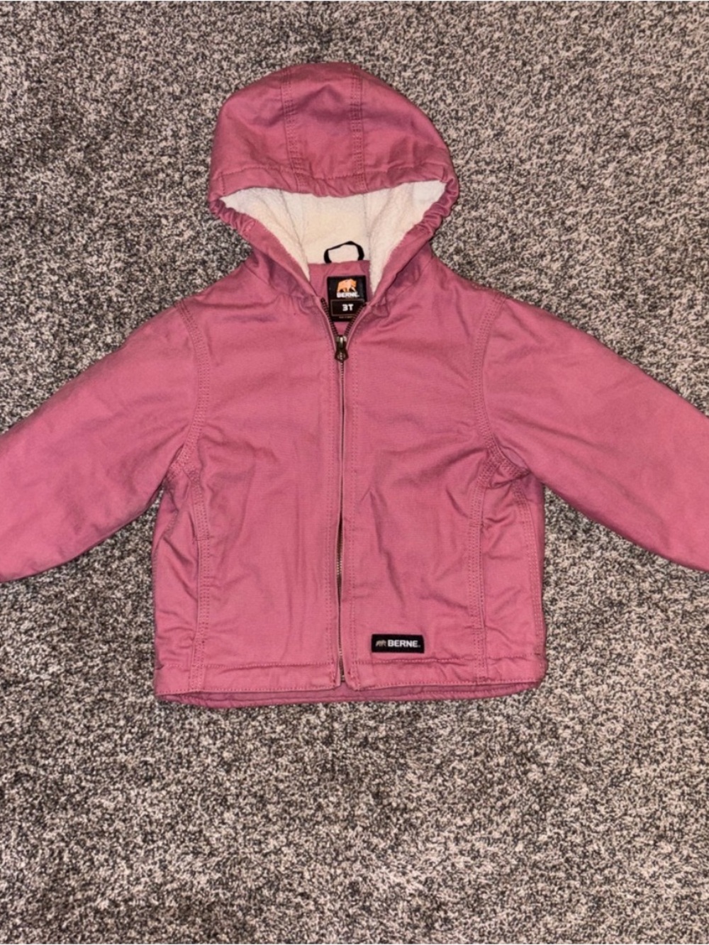 Fleece lined carhartt style coat